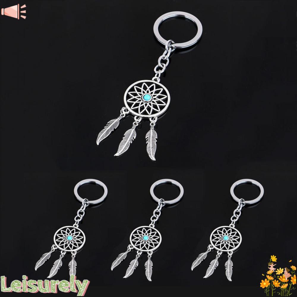 LEILY Móc Khóa Hình Lông Vũ Thời Trang Phong Cách