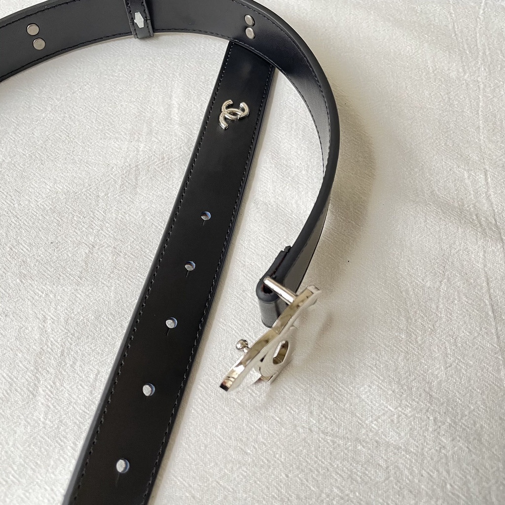 Hàng Có Sẵn! Thắt Lưng Da Thật Thiết Kế Đơn Giản Thời Trang Cho Nam Nữ