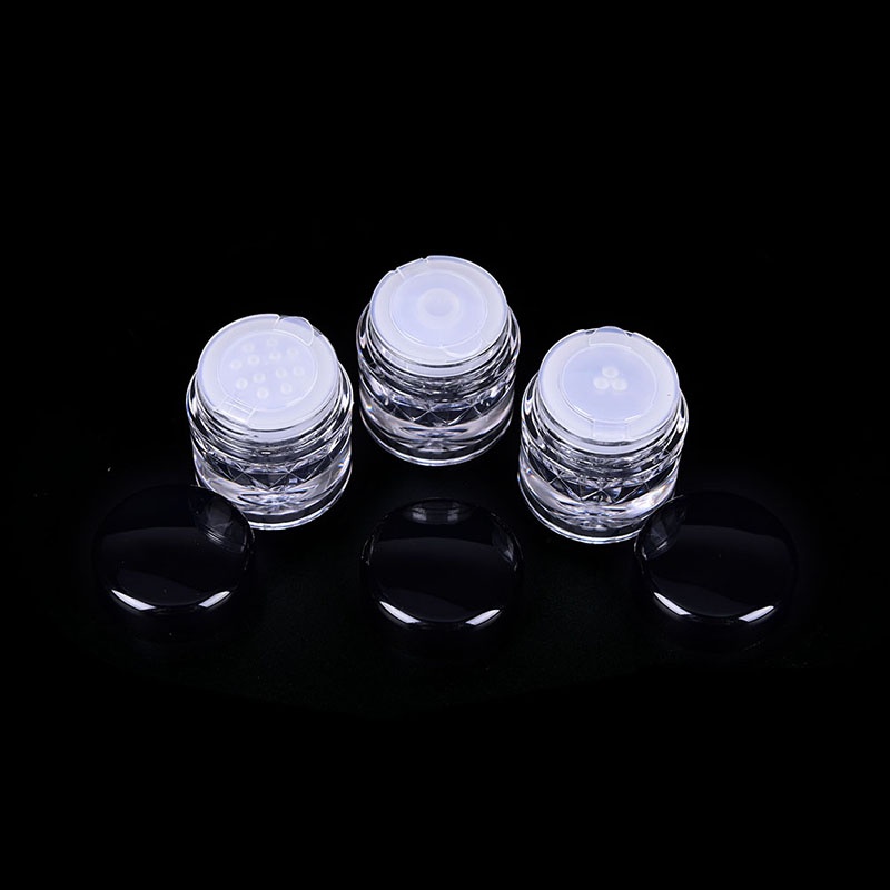 Lọ Đựng Phấn Phủ Dung Tích 3ml Có Nắp Vặn Tiện Dụng