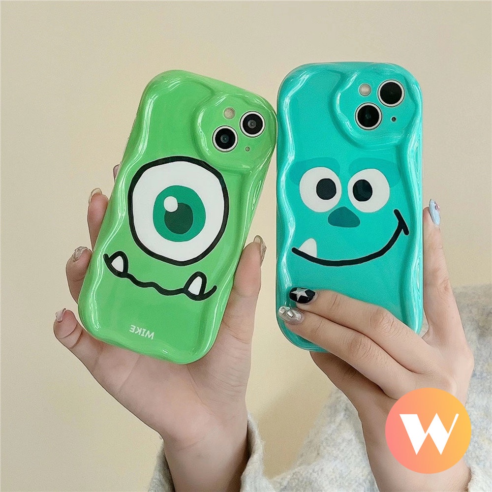 Ốp Điện Thoại Mềm Hình Quái Vật 3D Viền Cong Cho IPhone 7Plus 8 6s 6 7 Plus XR XS X Max SE 2020 11 13 12 14 Pro Max