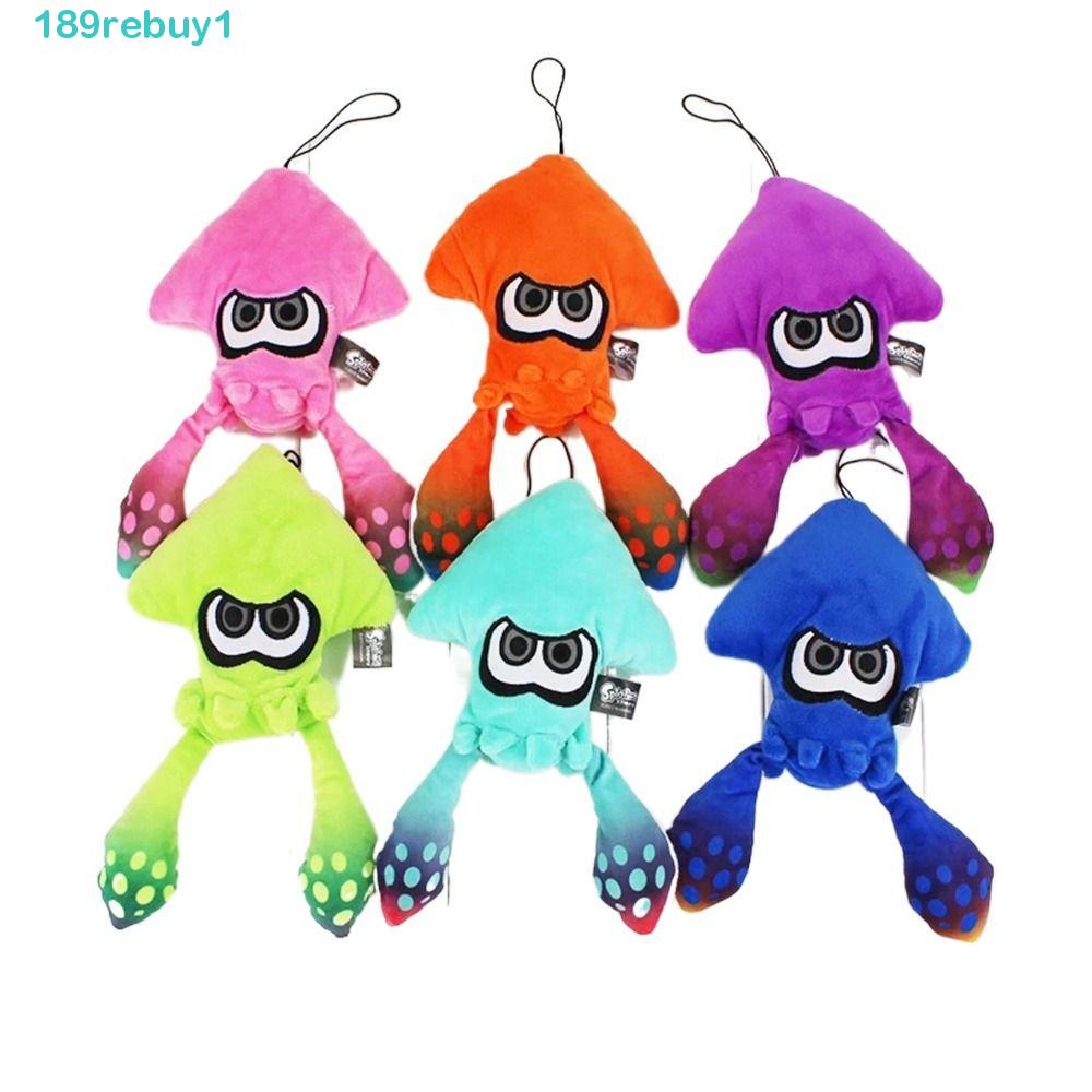 REBUY1 Búp Bê Nhồi Bông Hình Con Mực Đáng Yêu Trang Trí Ba Lô / Túi Xách