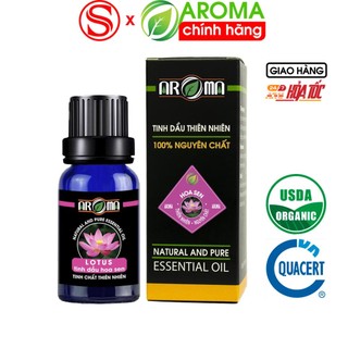Tinh dầu Hoa Sen AROMA Lotus Essential Oil, tinh dầu thơm phòng, thư giãn, ngủ ngon