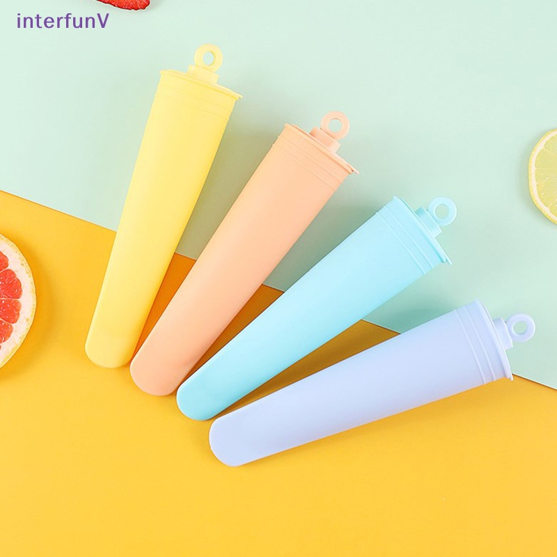 [InterfunV] Khuôn Làm Kem Que Bằng Silicone Cấp Thực Phẩm Cho Trẻ Em [Mới]