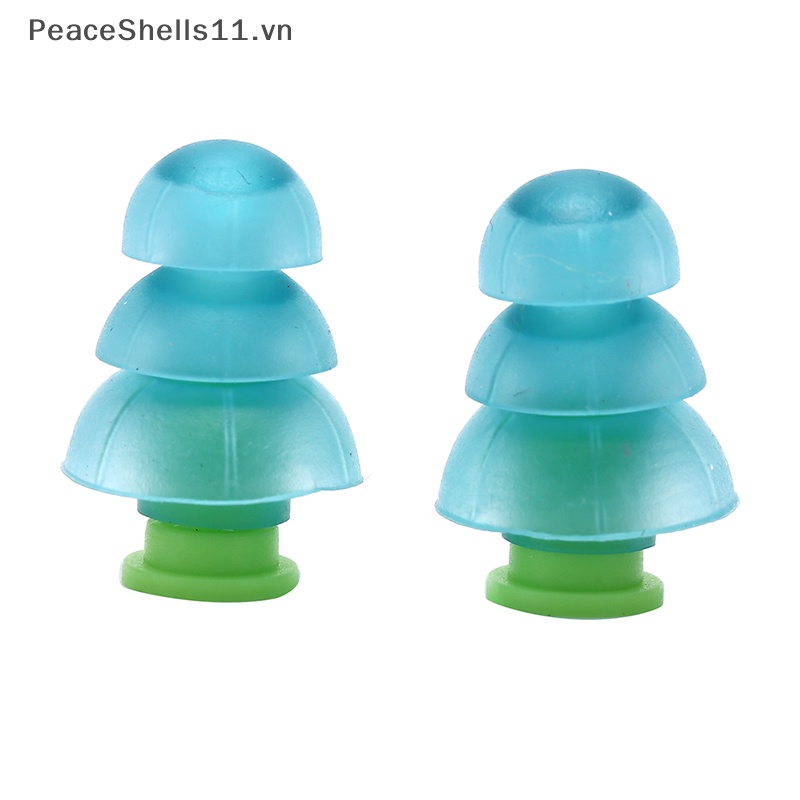1 Cặp Nút Bịt Tai Chống Ồn Bằng Silicone Có Thể Tái Sử Dụng