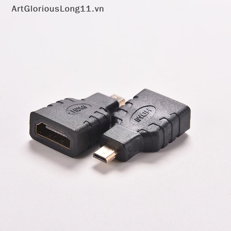 Đầu Nối Chuyển Đổi Micro HDMI (Type D) Sang HDMI (Type A) Female Cho HDTV