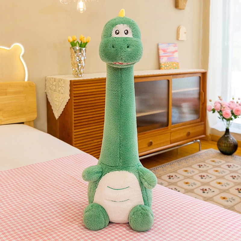 Gối Ôm Hình Khủng Long Bằng Nhung Dễ Thương Xinh Xắn Dành Cho Bé