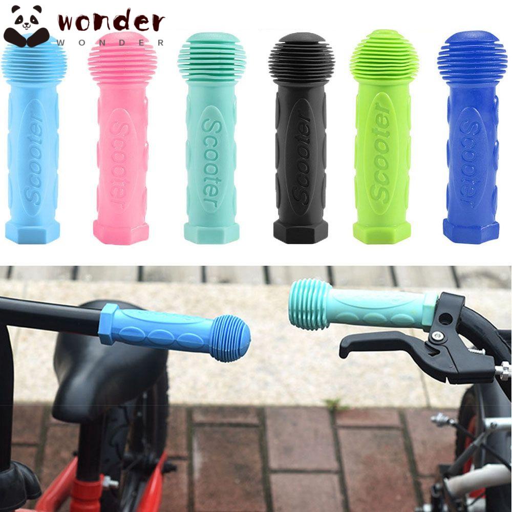 WONDER 1 Cặp Vỏ Bọc Tay Lái Xe Đạp Ba Bánh Dài 11cm Bằng Cao Su Nhiều Màu