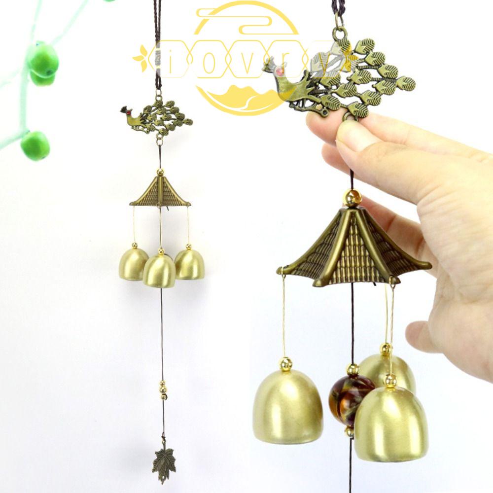 IVORY Chuông Gió May Mắn Bằng Kim Loại Chất Lượng Cao Phong Cách Vintage Trang Trí Xe Hơi / Sân Vườn / Tài Lộc