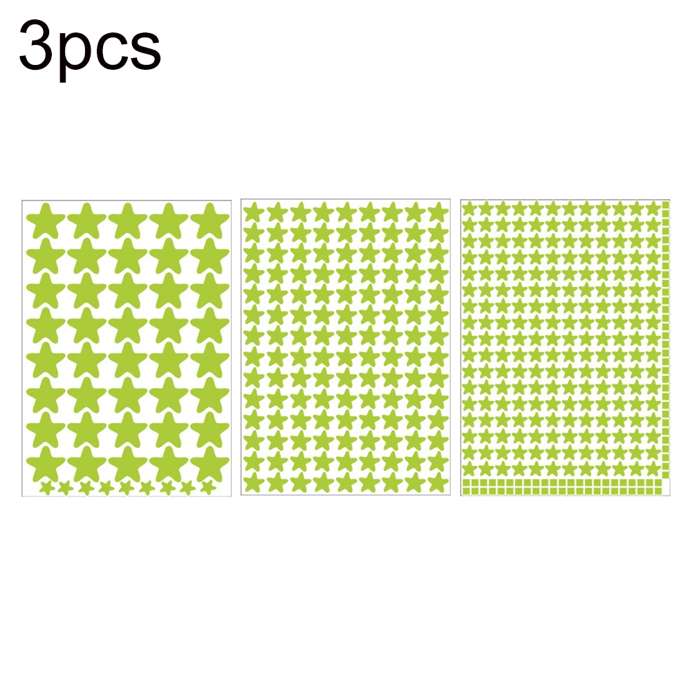 (Bất Ngờ) 457 Ngôi Sao Dạ Quang Dán Trang Trí Phòng Trẻ Em