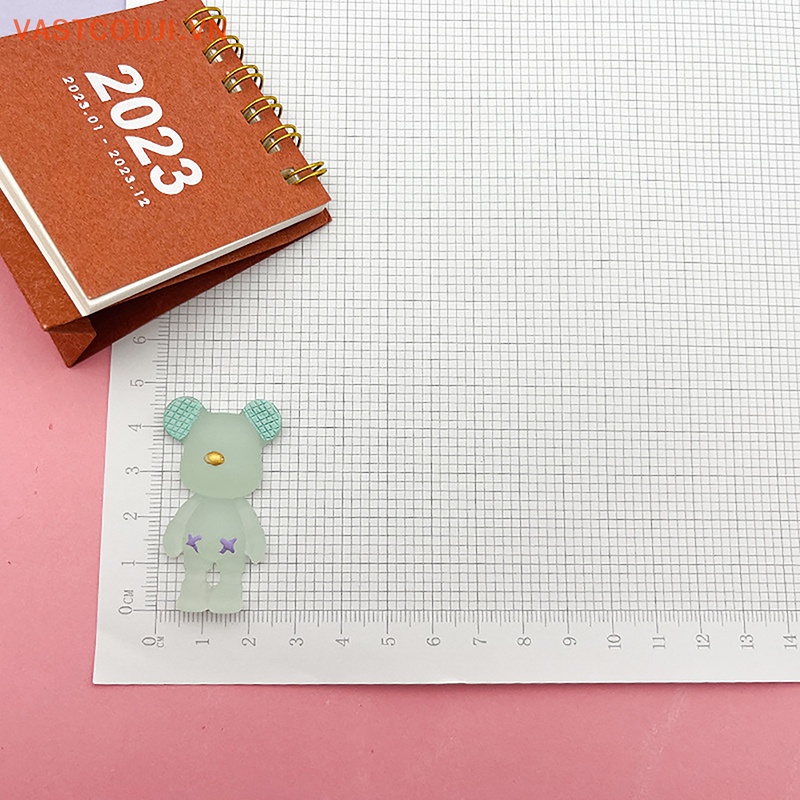 Set 10 Gấu Bông Phát Quang Trang Trí Sân Vườn / Nhà Búp Bê / Tiểu Cảnh DIY