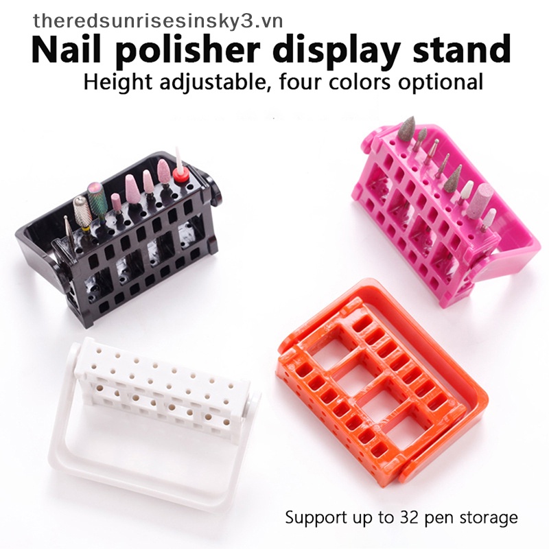 Giá Đỡ Đầu Mài Móng Tay 16 Lỗ Tiện Dụng