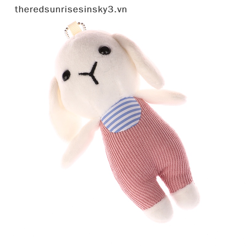 1 Móc Khóa Hình Thỏ Nhồi Bông 14cm Thời Trang