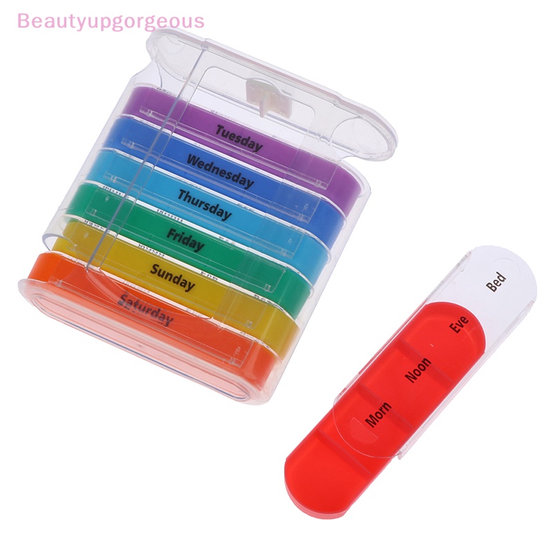 Hộp Đựng Thuốc 7 Ngày 28 Ngăn Tiện Dụng