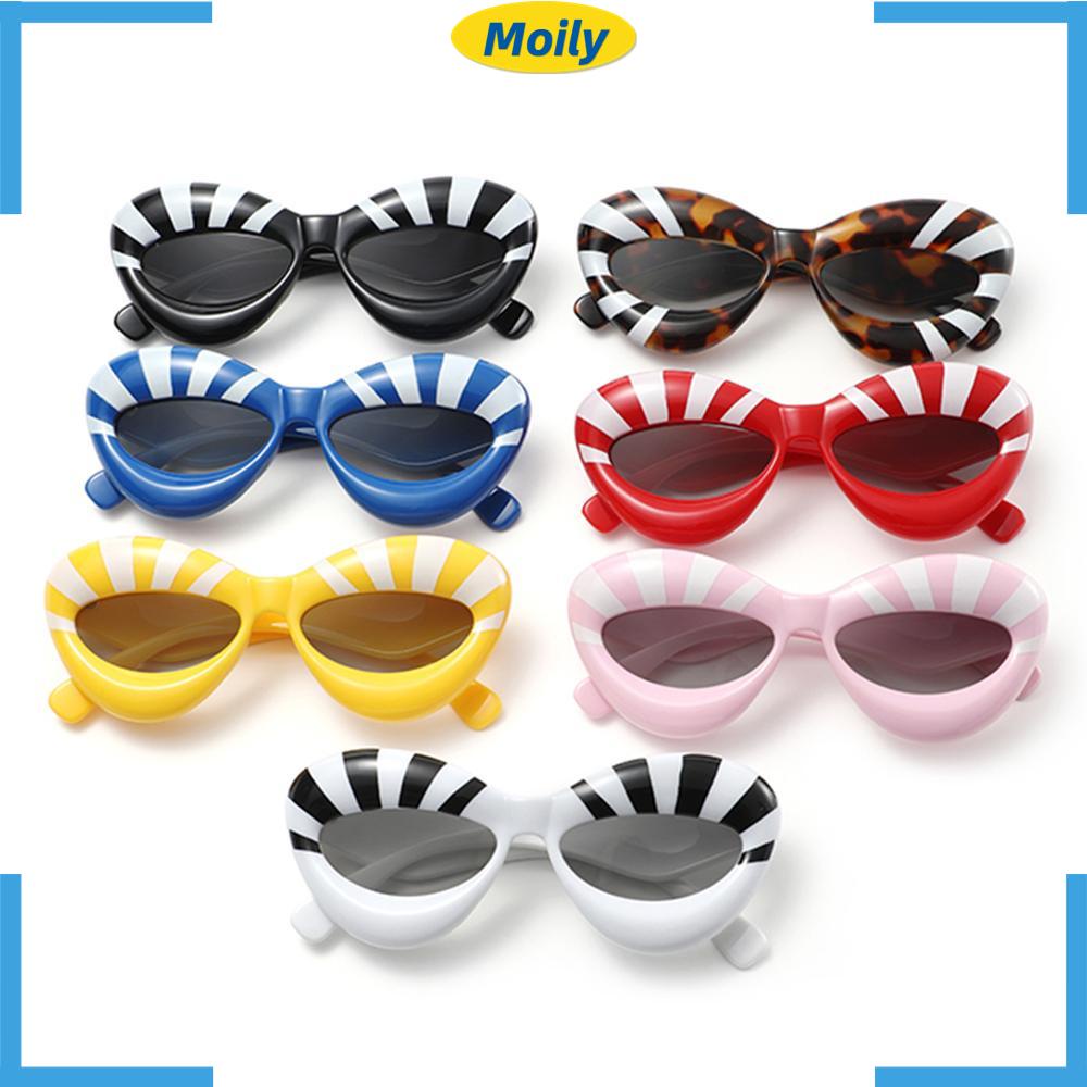 MOILYVN Kính Mát Hình Đôi Môi Nhiều Màu Sắc Quyến Rũ
