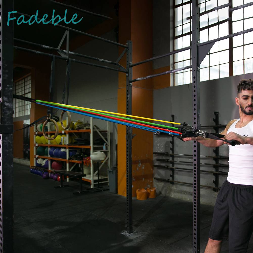 Set 11 Dây Kéo Đàn Hồi Đa Năng Hỗ Trợ Tập Gym / Thể Hình