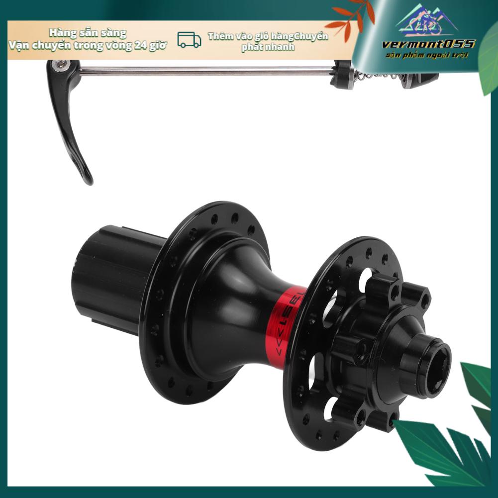 Vermont055 Trung tâm đĩa sau xe đạp leo núi 32 lỗ 4 Vòng bi 9‑13 tốc độ phanh 135x12mm