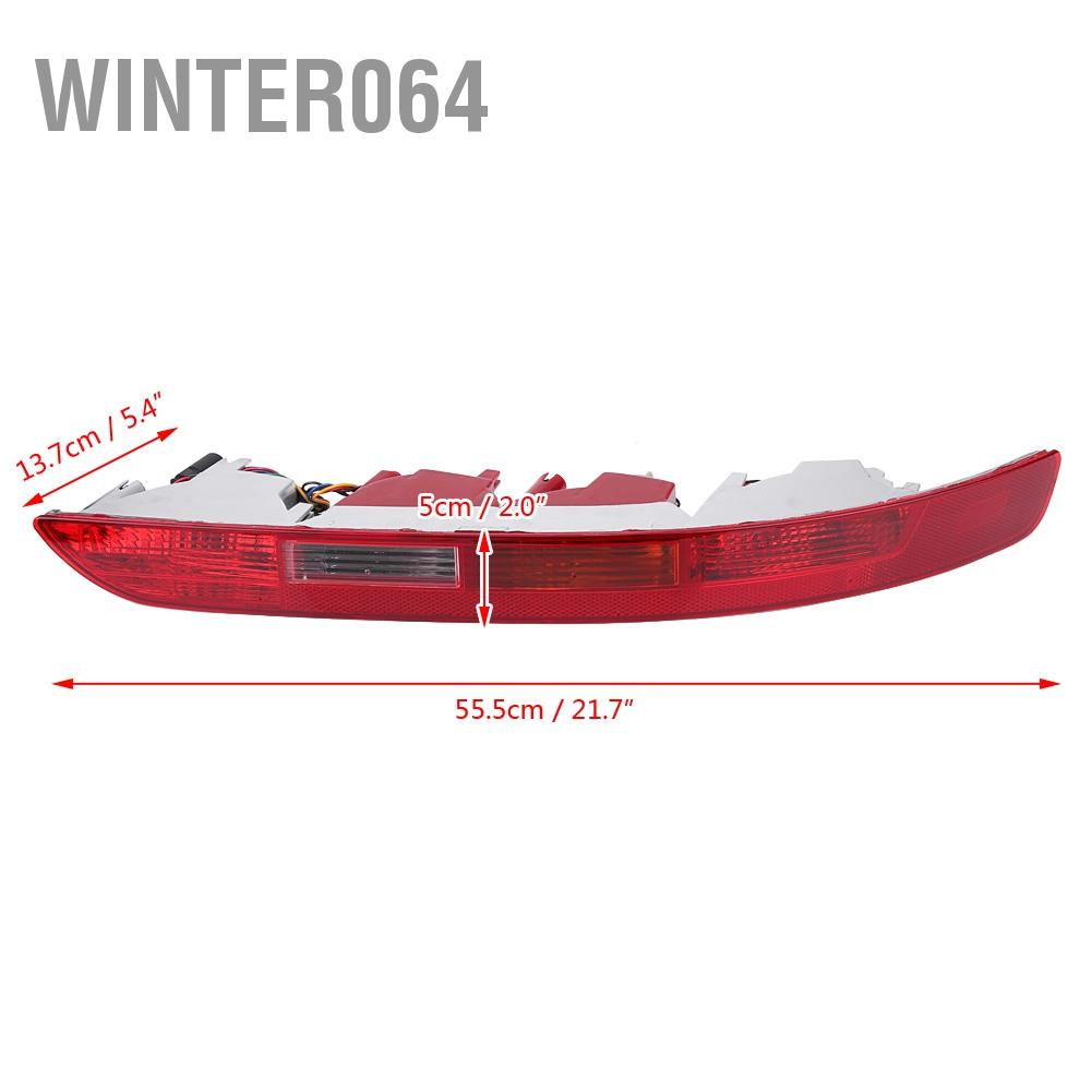 Winter064 Phía Sau Bên Phải Cản Dưới Đèn Sương Mù Đuôi Xếp Màu Đỏ Cho Q5 2006‑2016
