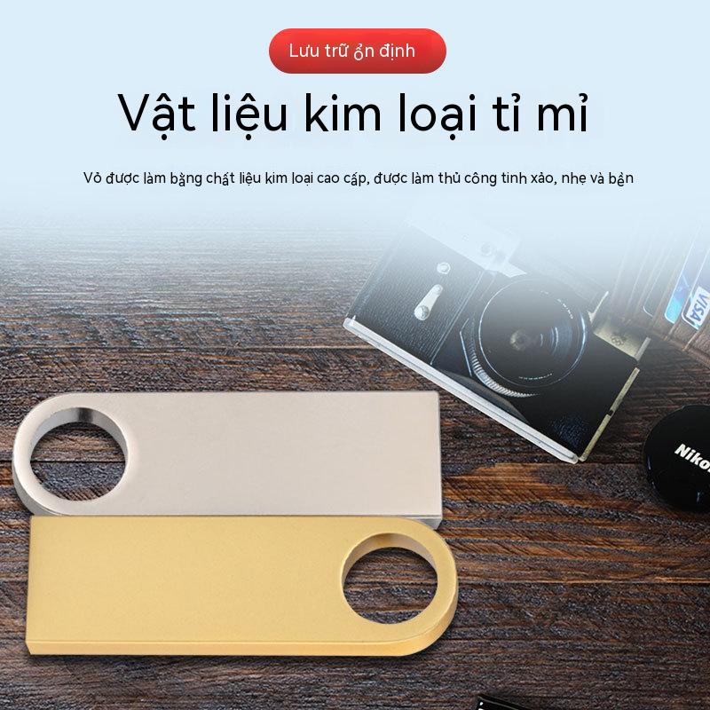 Đĩa u 64g 32g 128g Tốc Độ Cao Bằng Kim Loại In Chữ OTG
