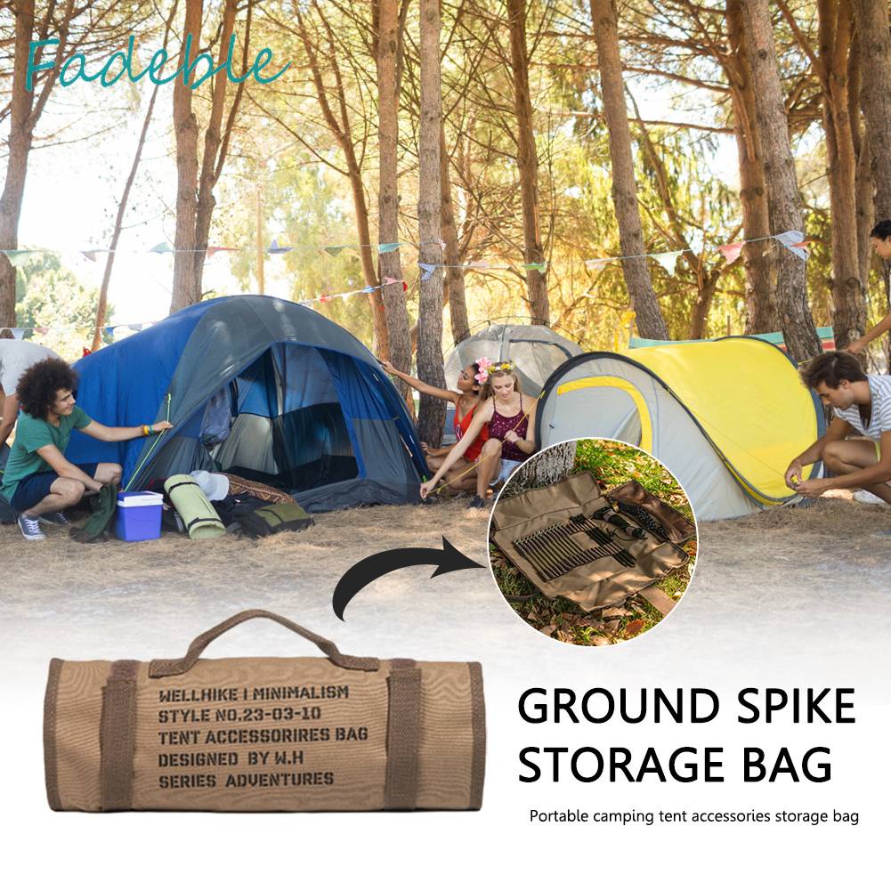 Túi Đựng Cọc Giăng Lều Trại Cỡ Lớn Tiện Dụng