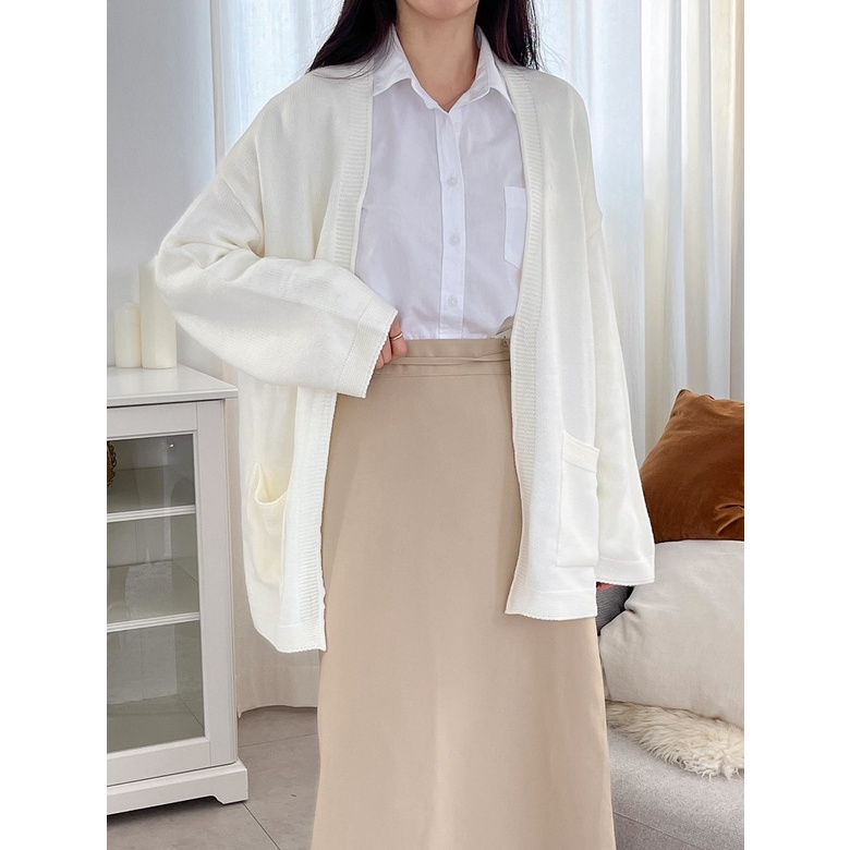 Jeffrey Open V-neck Knit Cardigan - Soft and Comfortable - Cardigan - Free - 1