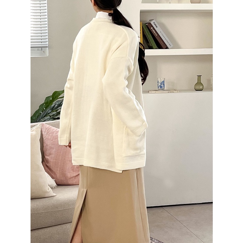 Jeffrey Open V-neck Knit Cardigan - Soft and Comfortable - Cardigan - Free - 1