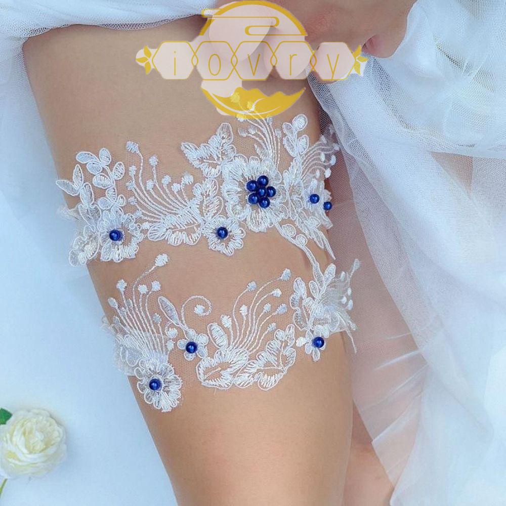 IVORY Đai Nịt Bít Tất Co Giãn Phong Cách Lolita Dành Cho Cô Dâu