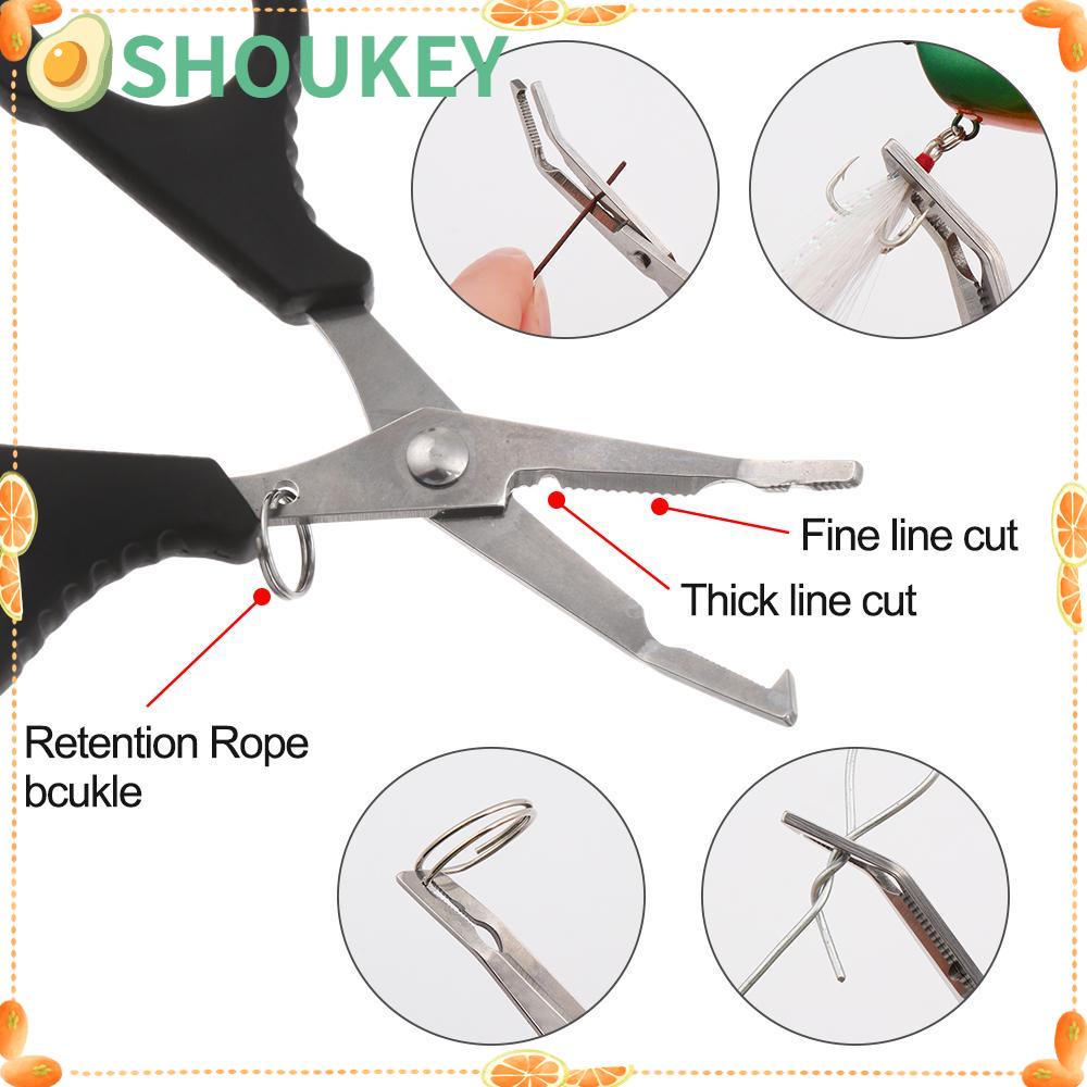 SHOUKEY Kìm Gỡ Lưỡi Câu Cá Bằng Thép Không Gỉ