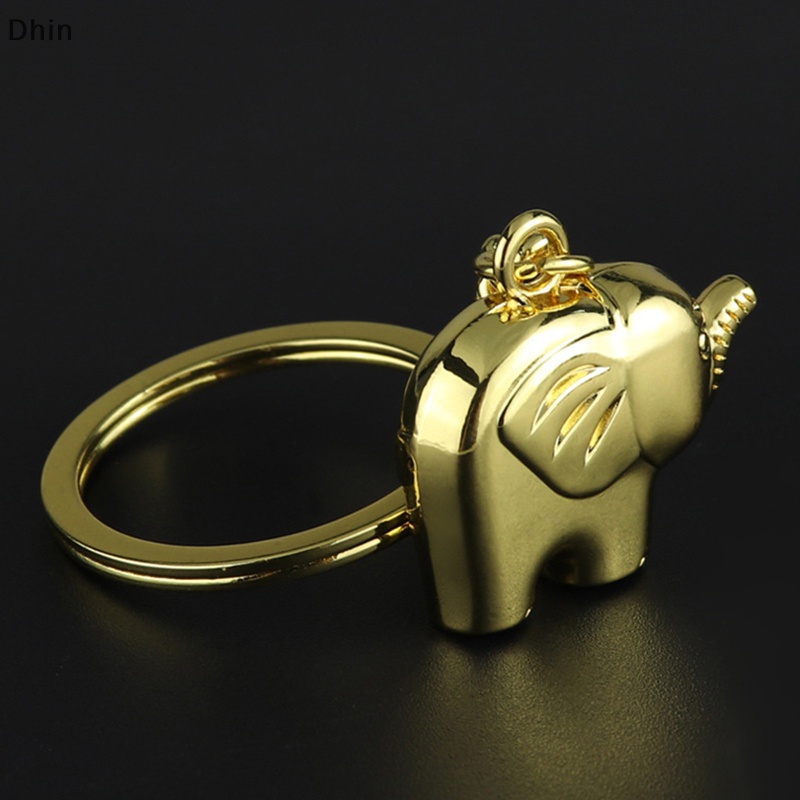 Móc Khóa Hình Voi Bằng Kim Loại DIY Thời Trang Cho Nam