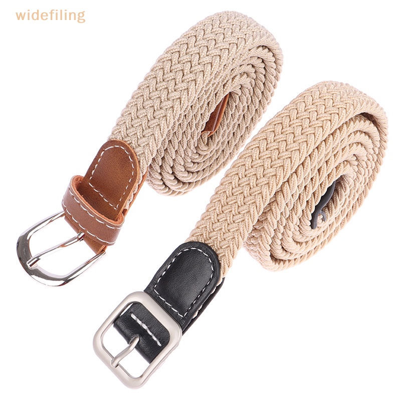 1 Thắt Lưng Vải Canvas Co Giãn Khóa Kim Loại Thời Trang Cho Nam Và Nữ