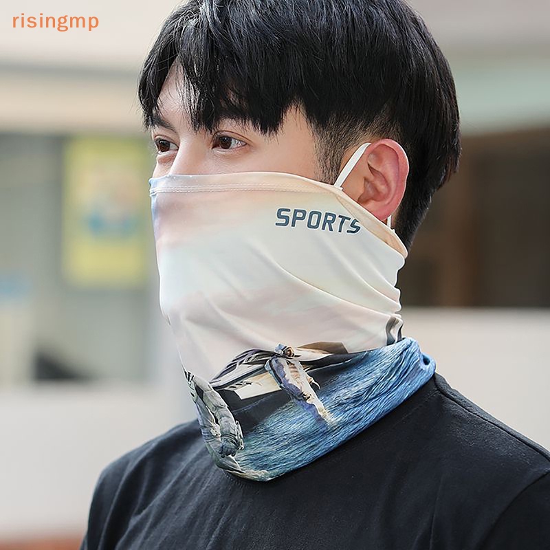 [risingmp] Khăn Choàng Che Nửa Mặt Và Cổ Phối Lưới Che Mặt Và Băng Đô Thể Thao Chạy Bộ Trượt Tuyết Dành Cho Nam Và Nữ