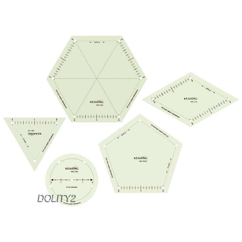 Set 5 Thước Ủi Đồ Thủ Công Chống Trượt Nhiều Hình Dạng