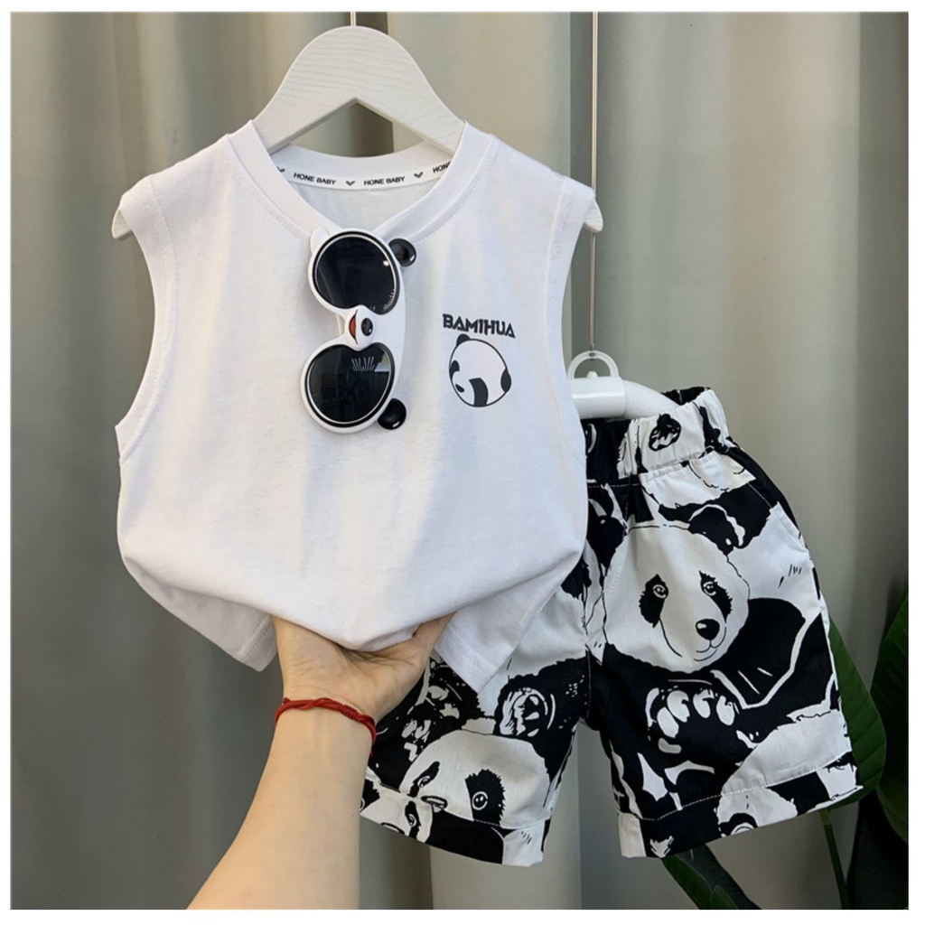 Set Đồ Mùa Hè 23 Phong Cách Mới Hàn Quốc Cho Bé Trai