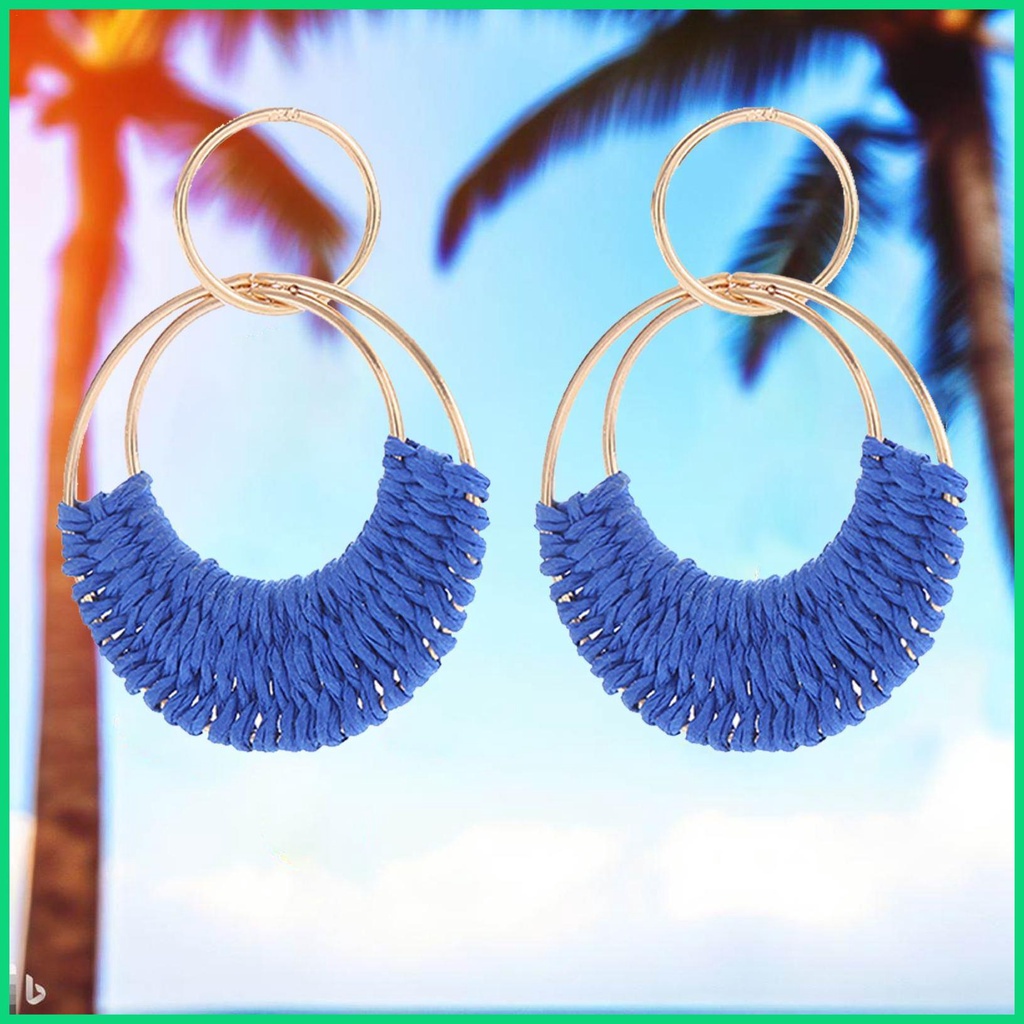 Đôi Khuyên Tai Dáng Dài Phong Cách Boho Thời Trang Mùa Hè Cho Nữ