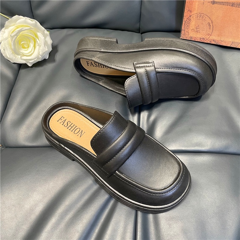 Dép Sandal Bít Mũi Đế Dày Thời Trang Đi Biển 2023 Cho Nữ