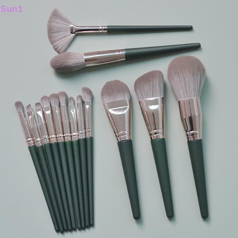 Set 1 / 14 Cọ Trang Điểm Lông Mềm Tiện Dụng