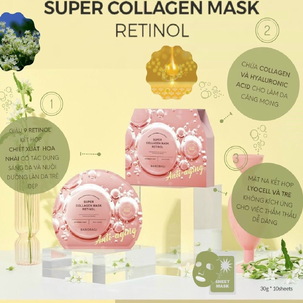 Mặt nạ Banobagi dưỡng da bổ sung Vitamin Vita Genic Jelly Mask Giấy Stemcell BANOBAGI dưỡng ẩm 30ml | BigBuy360 - bigbuy360.vn
