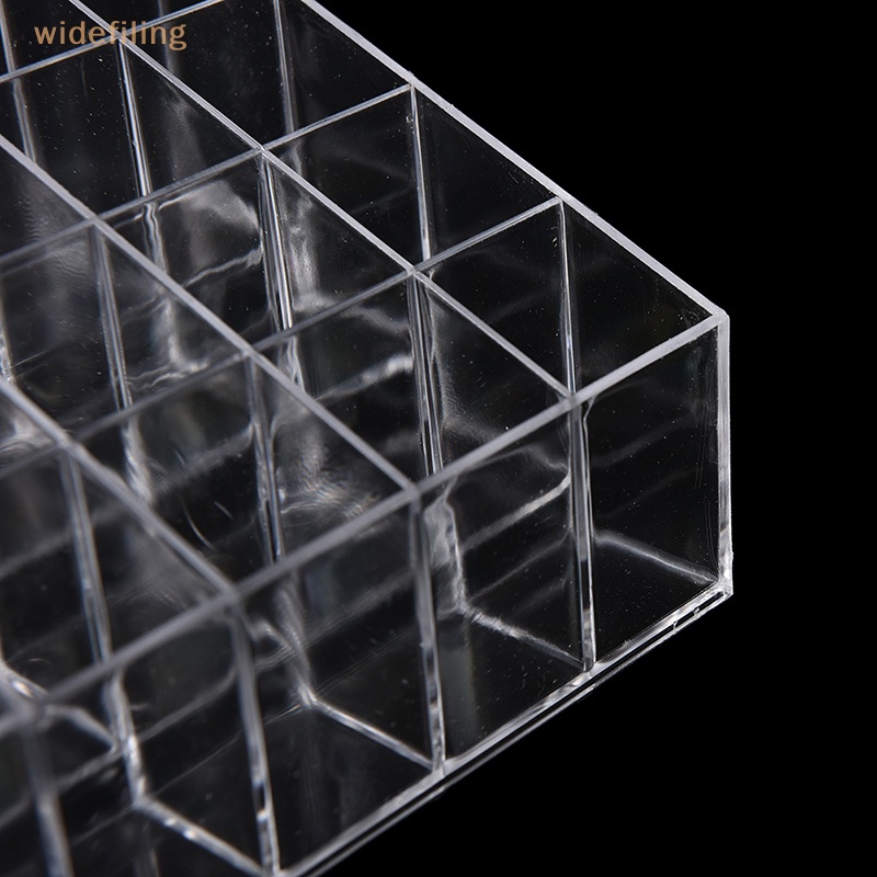 Giá Đỡ Son Môi 24 Ngăn Bằng Acrylic Trong Suốt Tiện Dụng