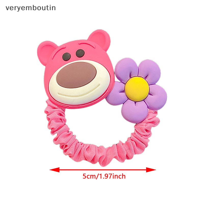 Băng Đô Cài Tóc Co Giãn in Họa Tiết Hoạt Hình Dễ Thương Cho Bé Gái