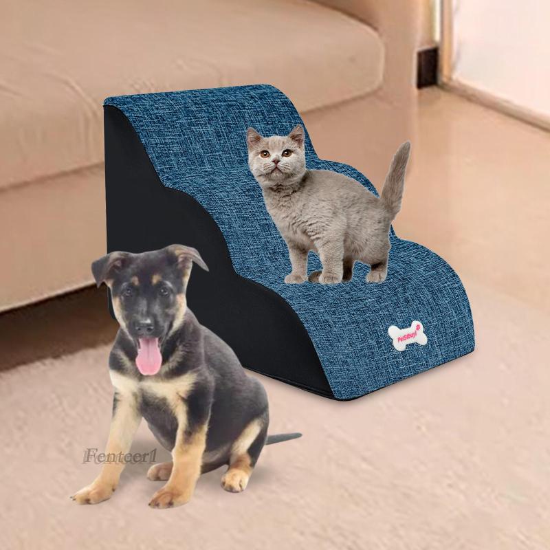 Bậc Thang Leo Trong Nhà Di Động Chống Trượt Có Thể Giặt Sạch Cho Thú Cưng