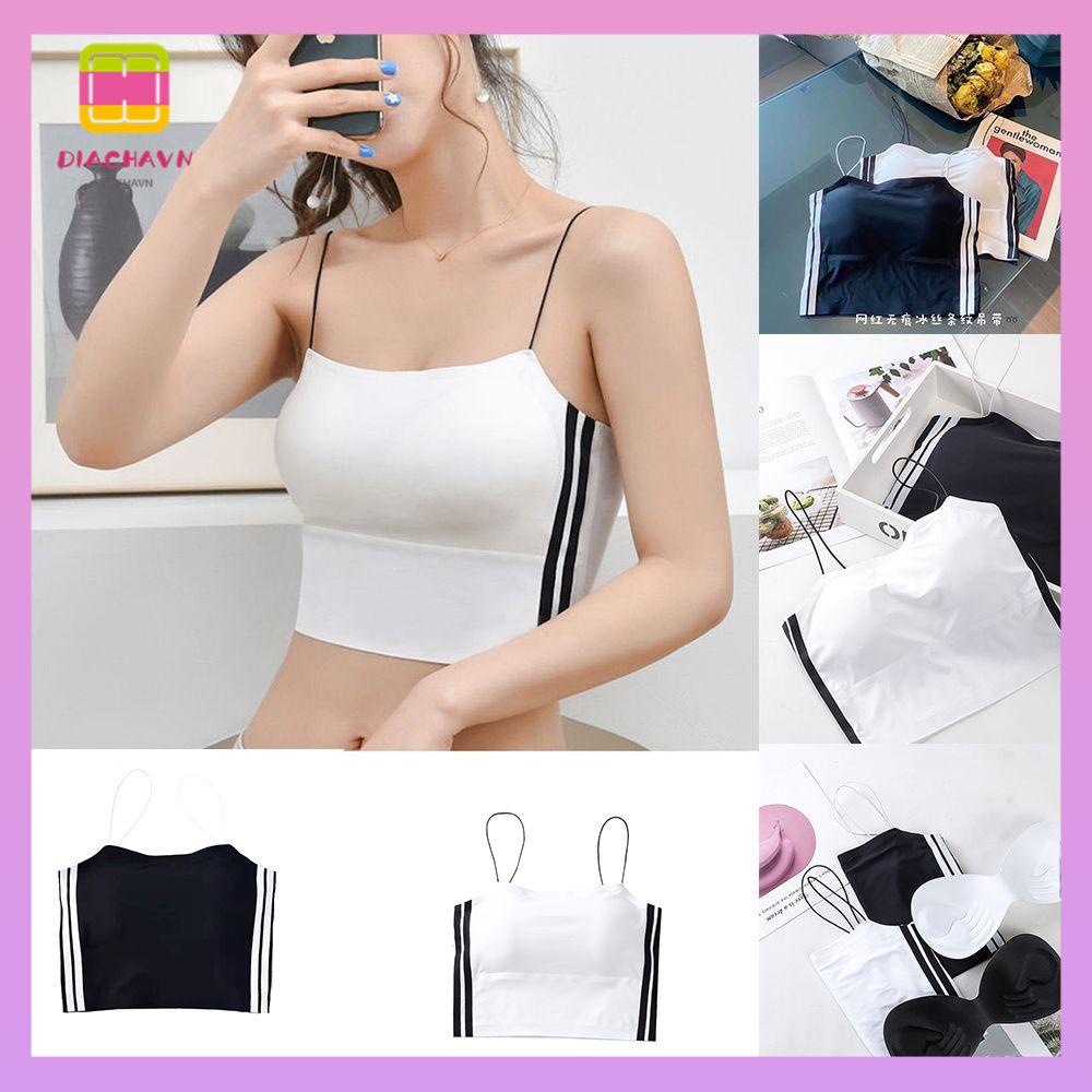 DIACHAVN Áo Ngực Thể Thao Không Tay Thời Trang Cho Nữ