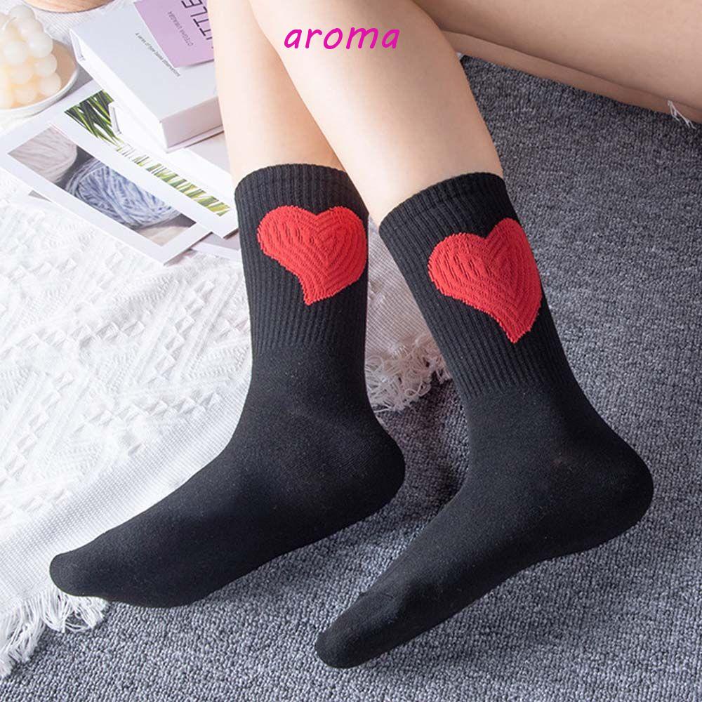 AROMA Vớ Nữ Thoáng Khí Màu Sắc Ngọt Ngào Phong Cách Harajuku Nhật Bản