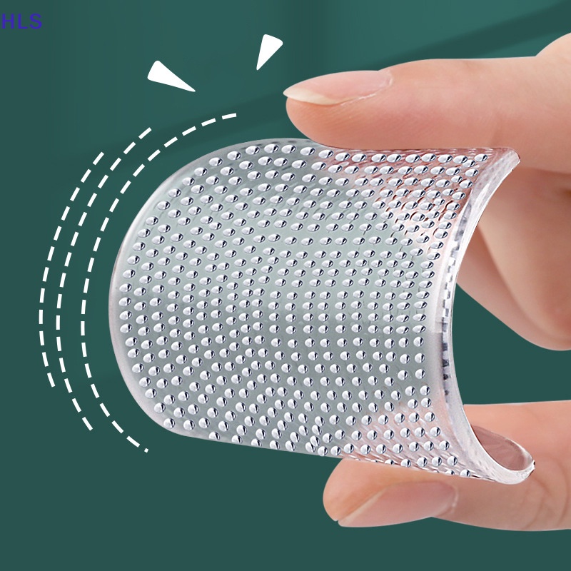 1 Cặp Đệm Silicone Xốp Lót Giày Mát Xa Chân Chống Trượt Giảm Đau