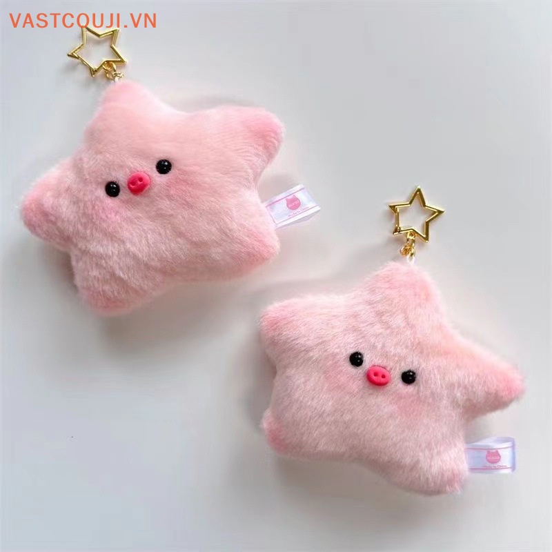 Móc Khóa Heo Nhồi Bông Mềm Mại Dễ Thương