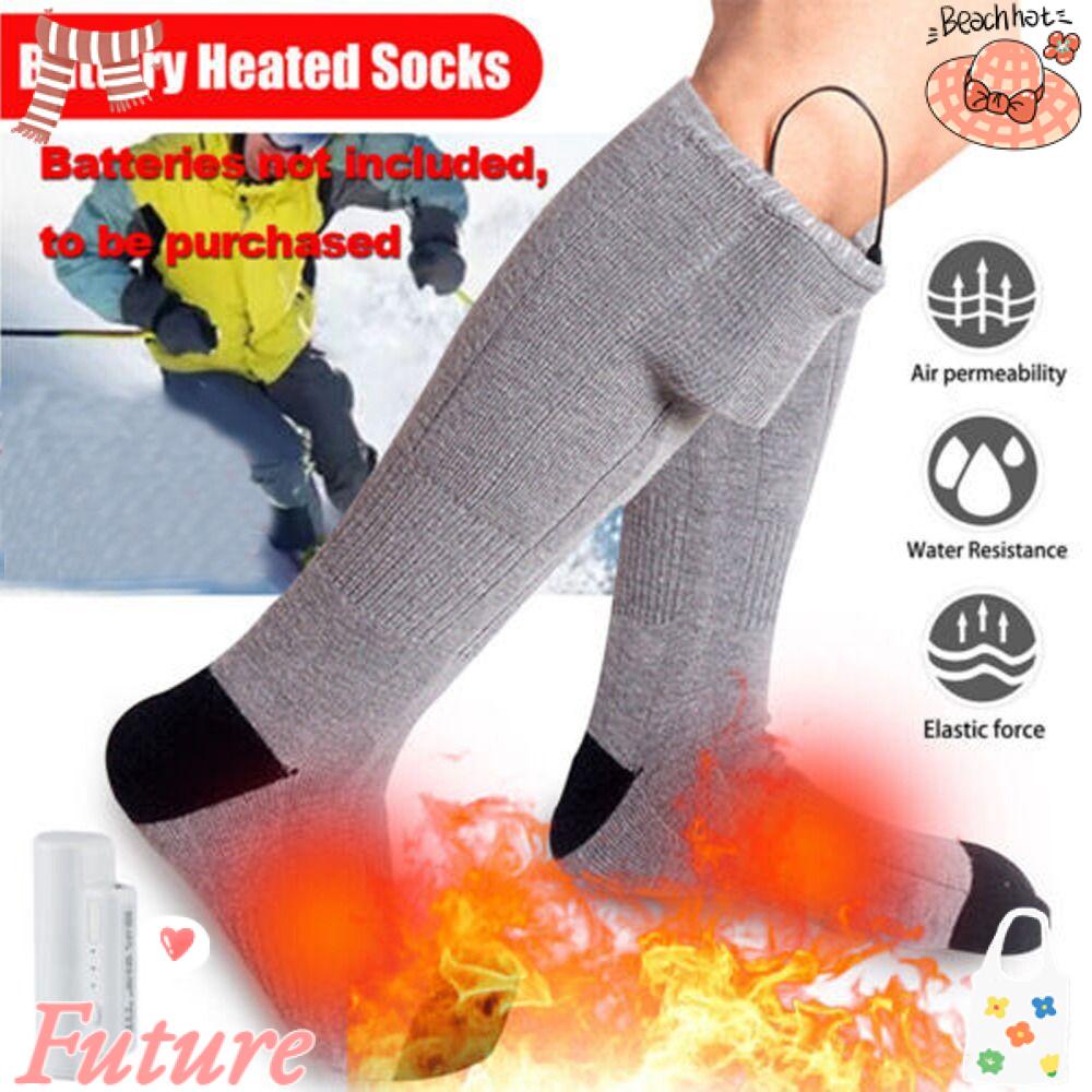 FUTURE Vớ Giữ Ấm Chân Chạy Bằng Pin Thời Trang Mùa Đông Unisex