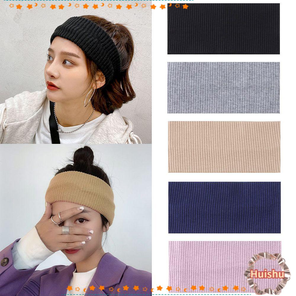 HS Băng Đô Dệt Kim Bản Rộng Co Giãn Thời Trang Tập Yoga