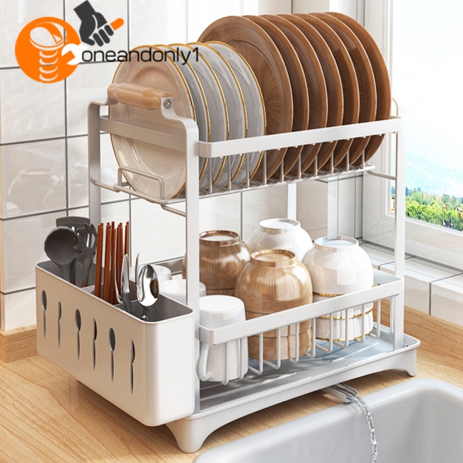 Giá Đỡ Chén Dĩa 2 Tầng Tiện Dụng Cho Nhà Bếp