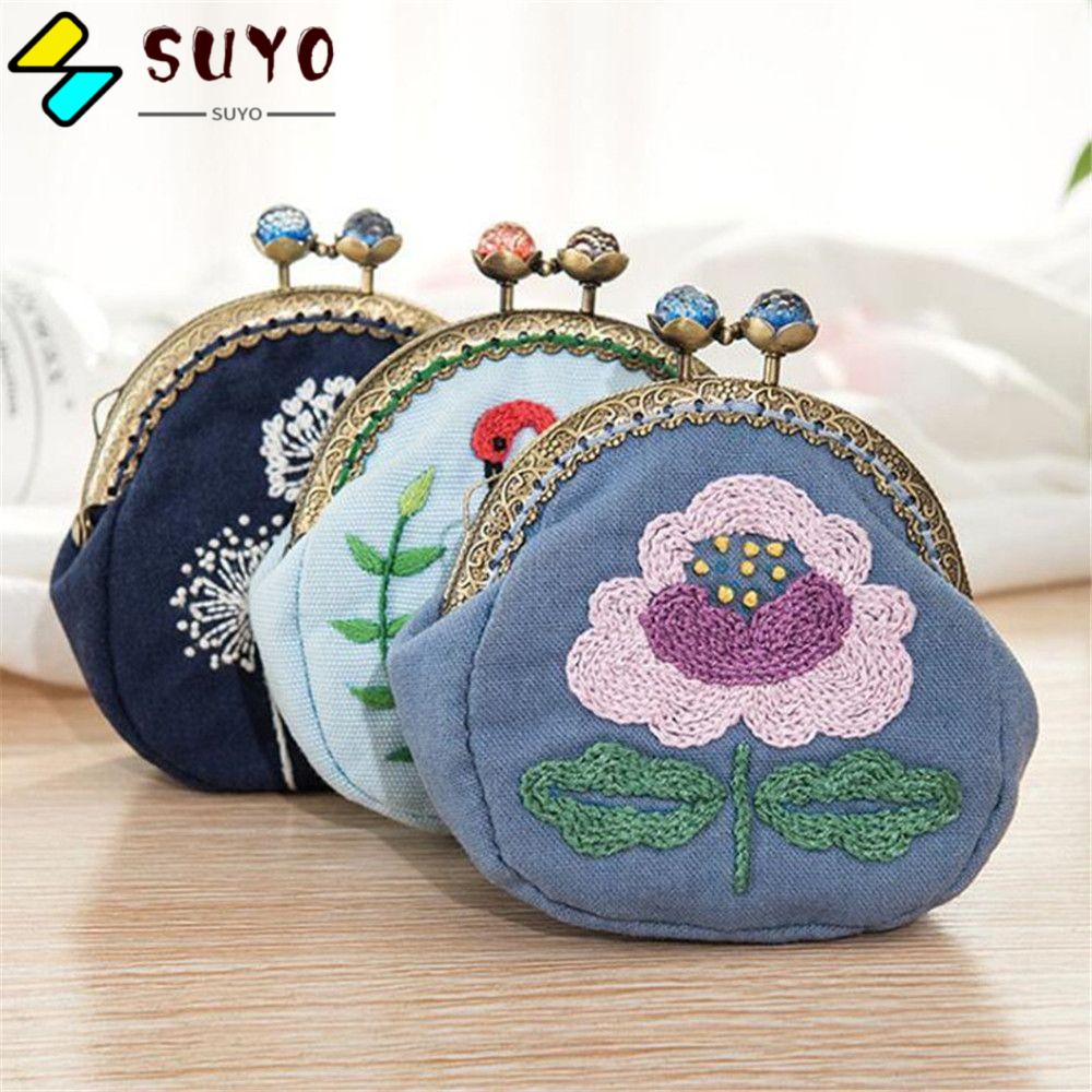 SUYO Bộ Dụng Cụ Thêu Hoa Thủ Công Cho Người Mới Bắt Đầu