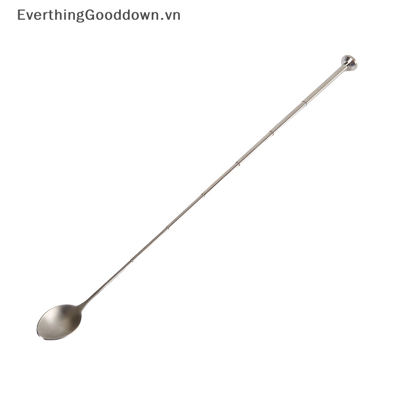 Everthinggooddown Muỗng Khuấy Cán Dài Bằng Thép Không Gỉ Có Thể Kéo Dài Cho Quán Bar vn