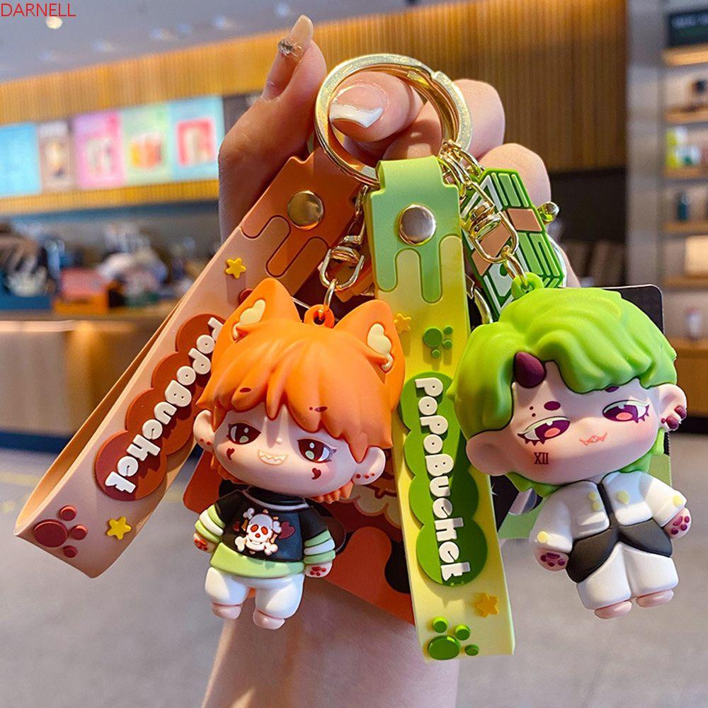 DARNELL Móc Chìa Khóa Trang Sức Dòng Túi Xách Màu Kẹo Ngọt Dòng Fang Beast Era