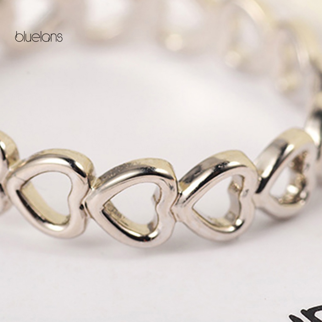 Nhẫn Cưới Bằng Đồng Hình Trái Tim Rỗng Thanh Lịch